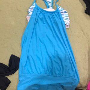 lululemon tank with bra